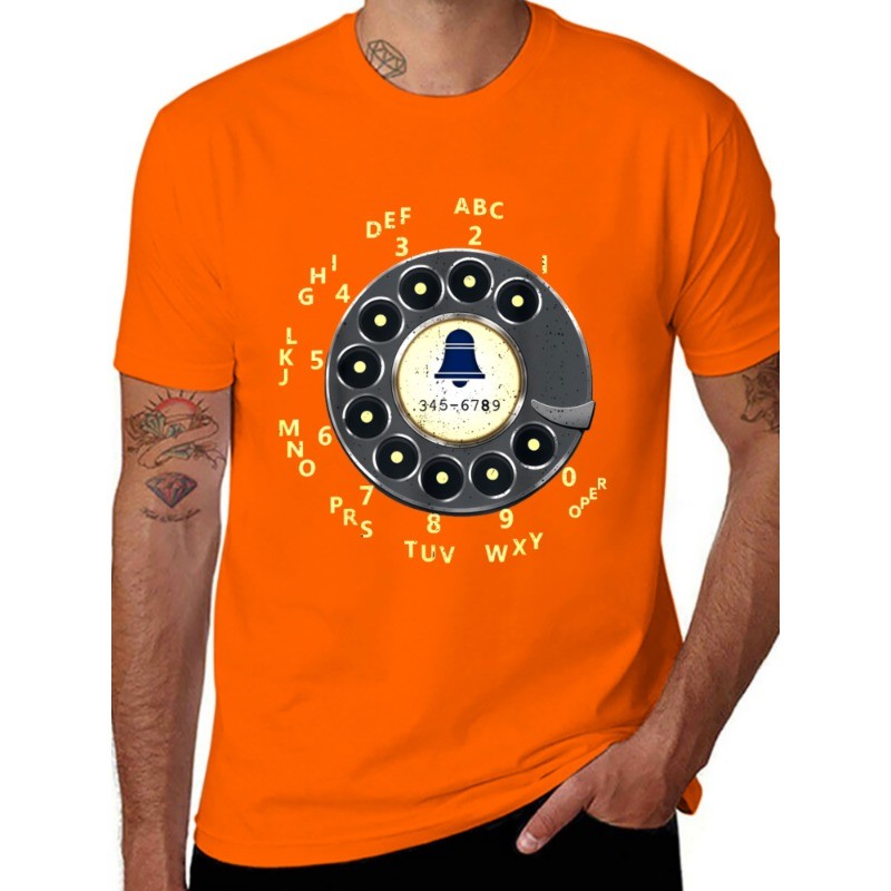 Vintage Retro Rotary Dial Telephone T-Shirt
