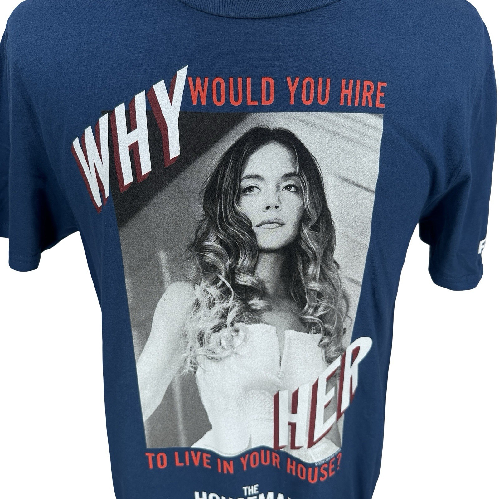 The Housemaid Sydney Sweeney Original Movie Promo T-Shirt Men’s Medium Blue New