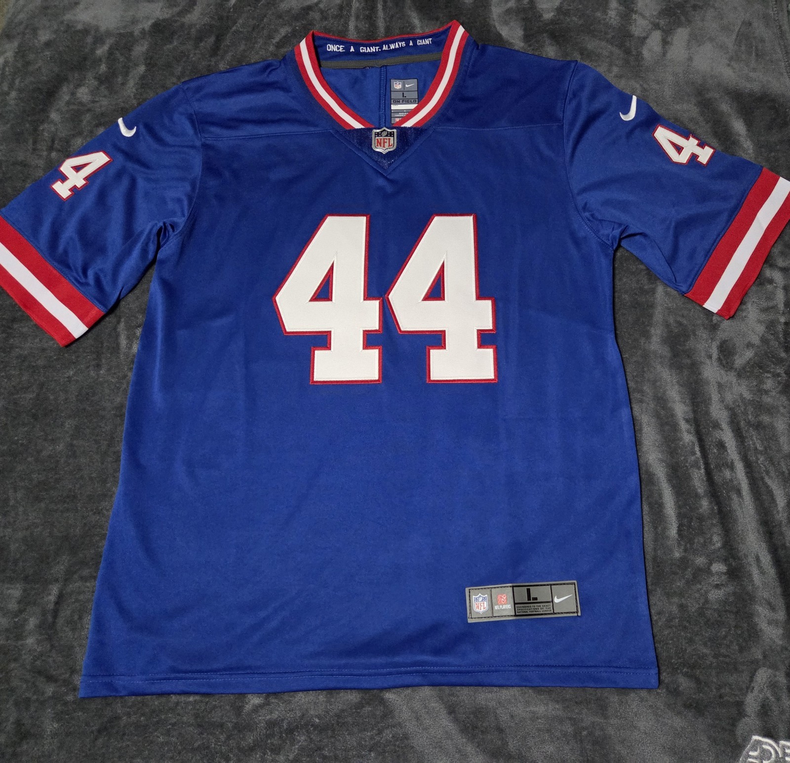 Fast Free Shipping! Mens Medium Cam Skattebo New York Giants Stitched Jersey 44