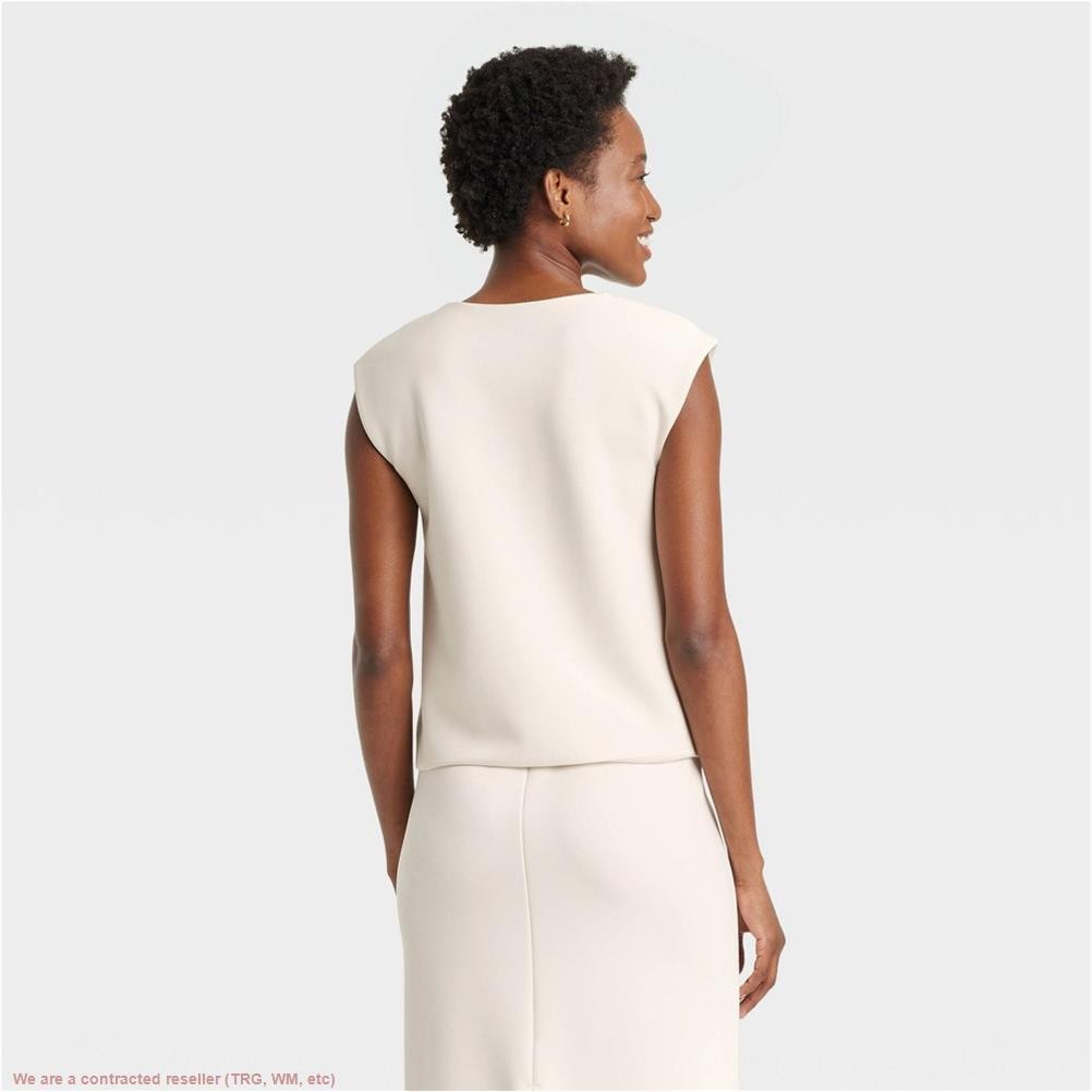 Women’s Sandwash Vest – A New Day Cream M *SEE DEAL!!!*