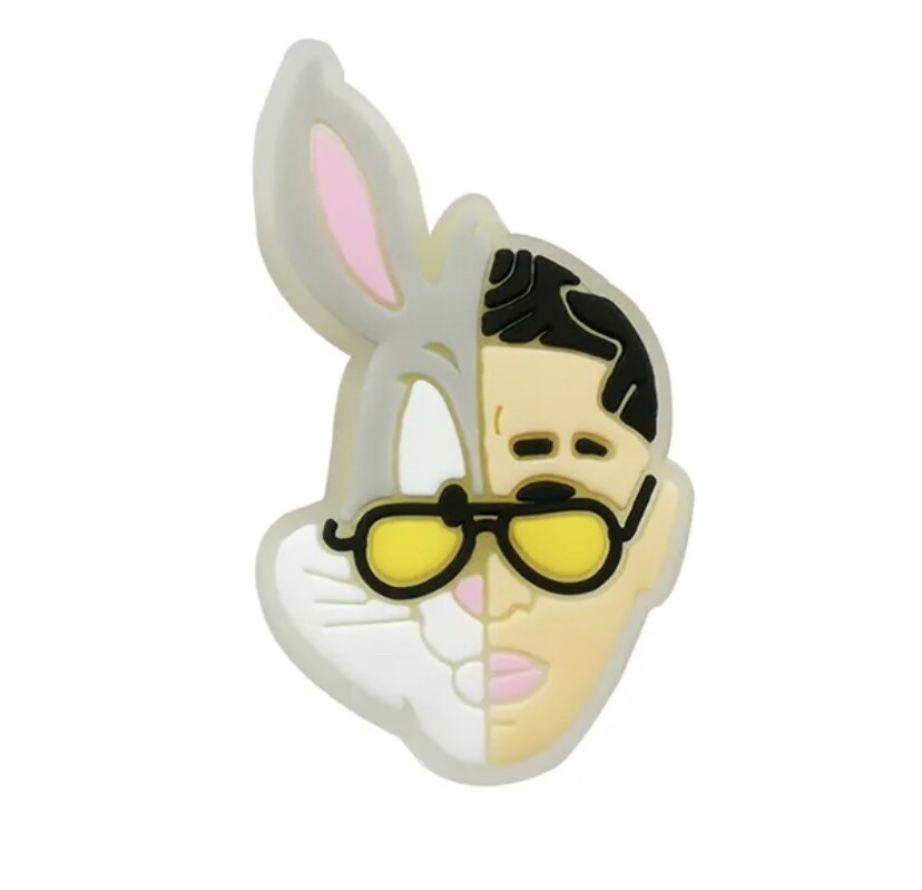Bad Bunny Glow In The Dark Charm For Crocs Shoe Charms – 14 Pieces