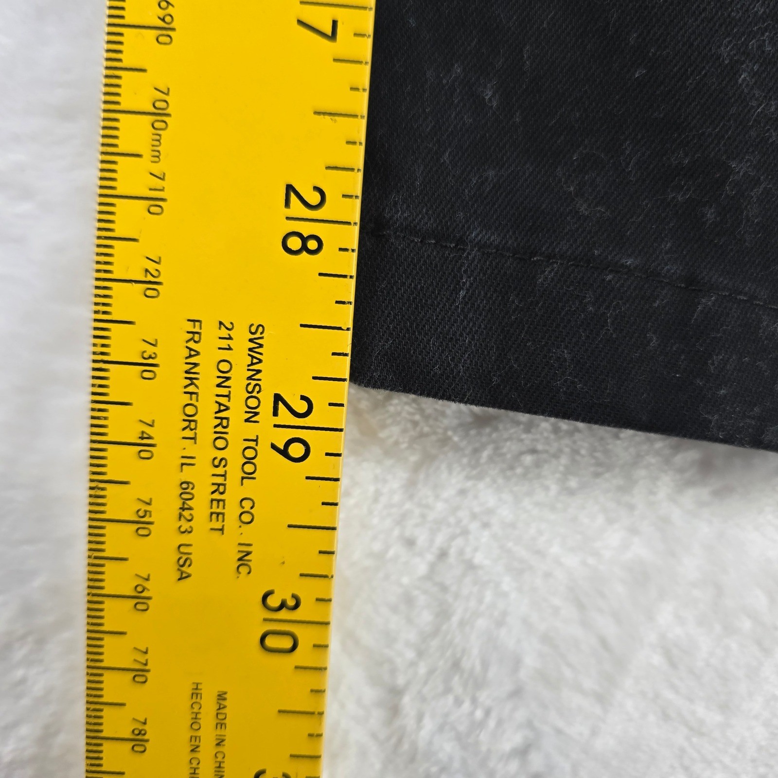 Dockers Chino Pants Mens 34×29 Relaxed Fit Black Cotton Stretch Casual
