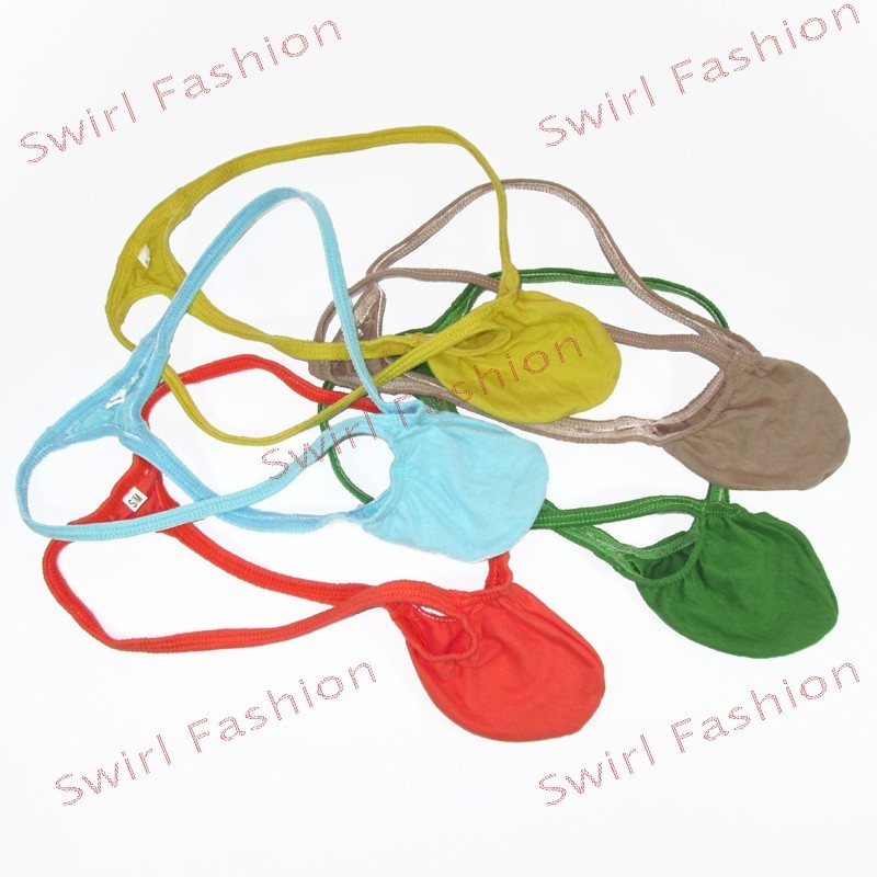 K403 C Contoured Pouch String Thong Grape Smugglers Soft Fine Cotton colors