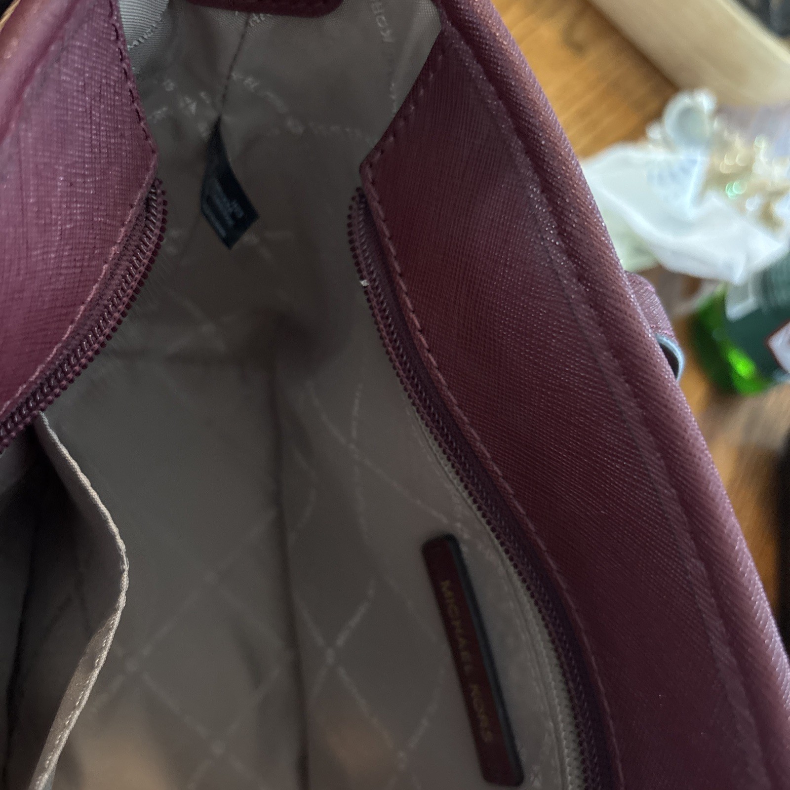 Jet Set Travel Extra-Small Saffiano Leather Top-Zip Tote Bag