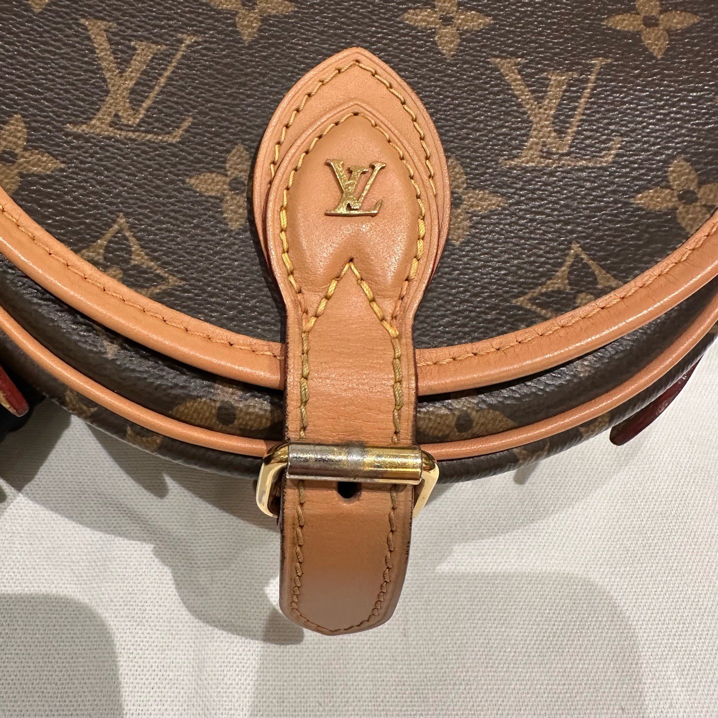 Louis Vuitton Pre-Owned Authentic Saddle Bag Brown Free Tracked Shipping