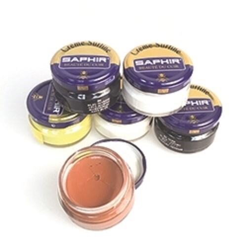 Saphir Shoe Creme 50ml Jar – Multiple Colors – Authorized USA Reseller