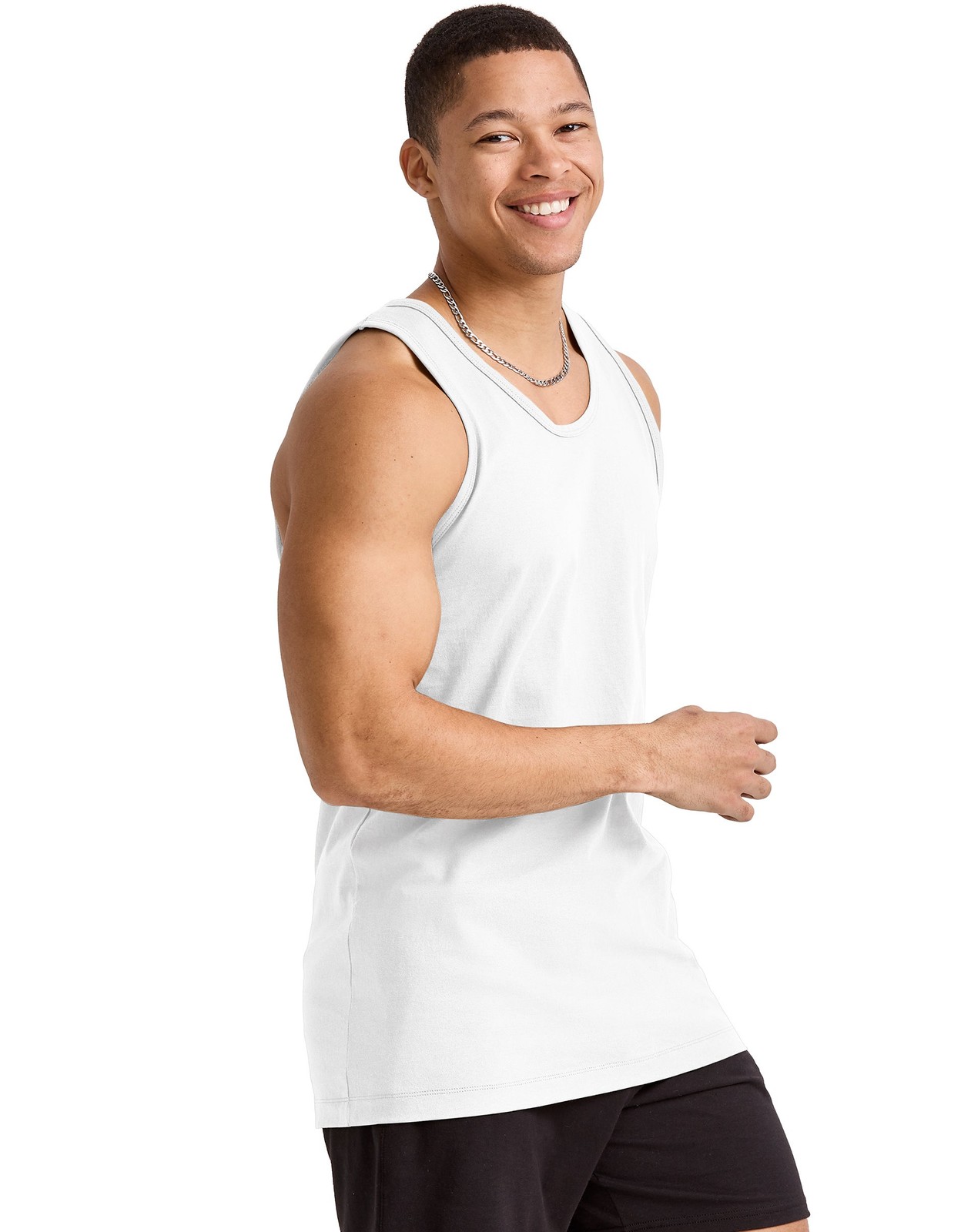 Hanes Essentials Men’s Cotton Tank Top, 3-Pack