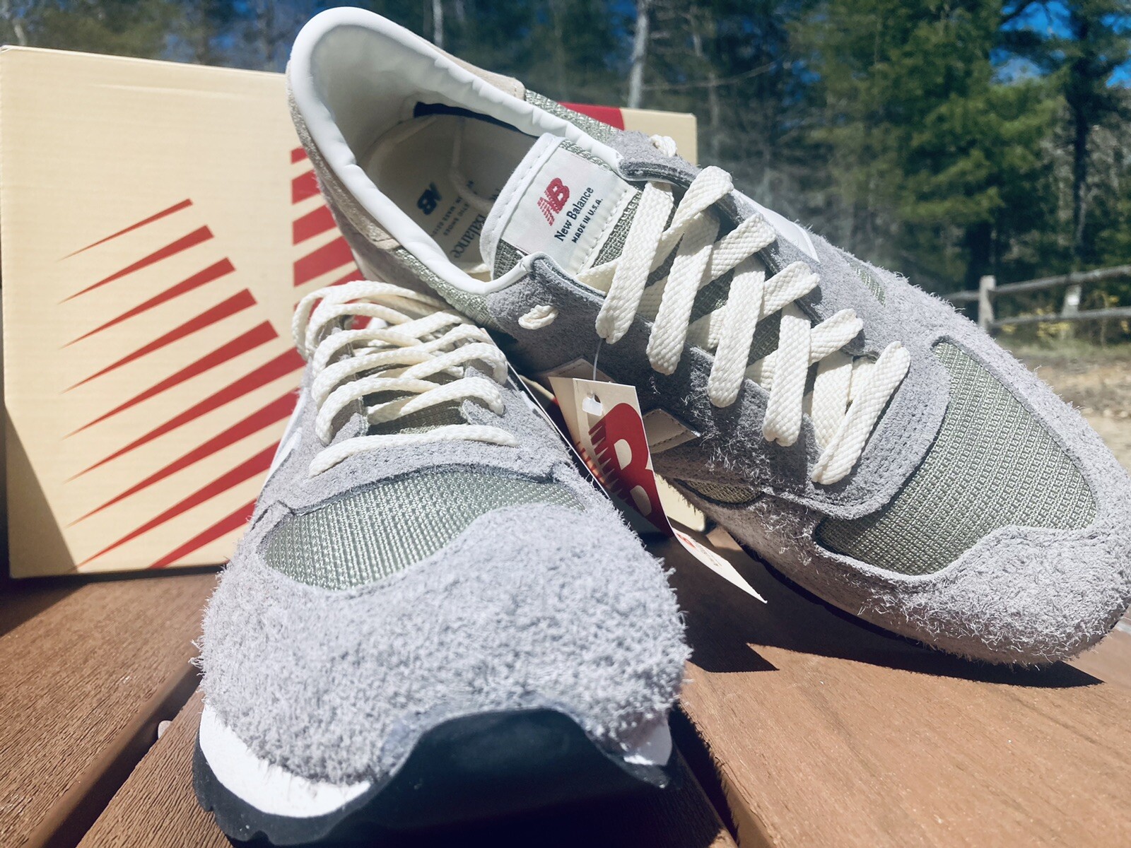New Balance 990v1 x Teddy Santis Made In USA Mens Size 12 (M990TA1) “Marblehead”
