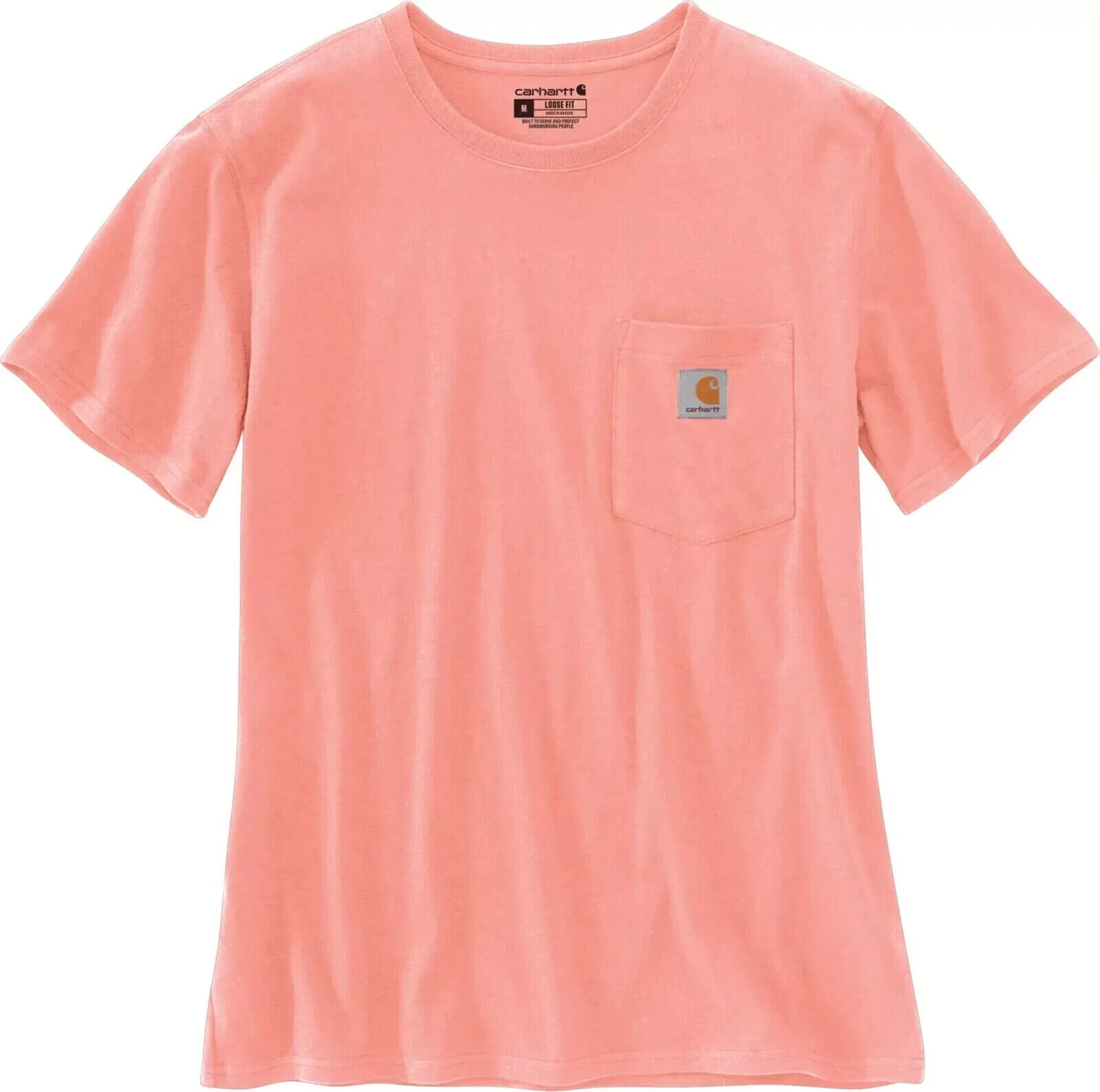 CARHARTT MENS LOOSE FIT HEAVYWEIGHT POCKET T SHIRT HIBISCUS HEATHER NWT