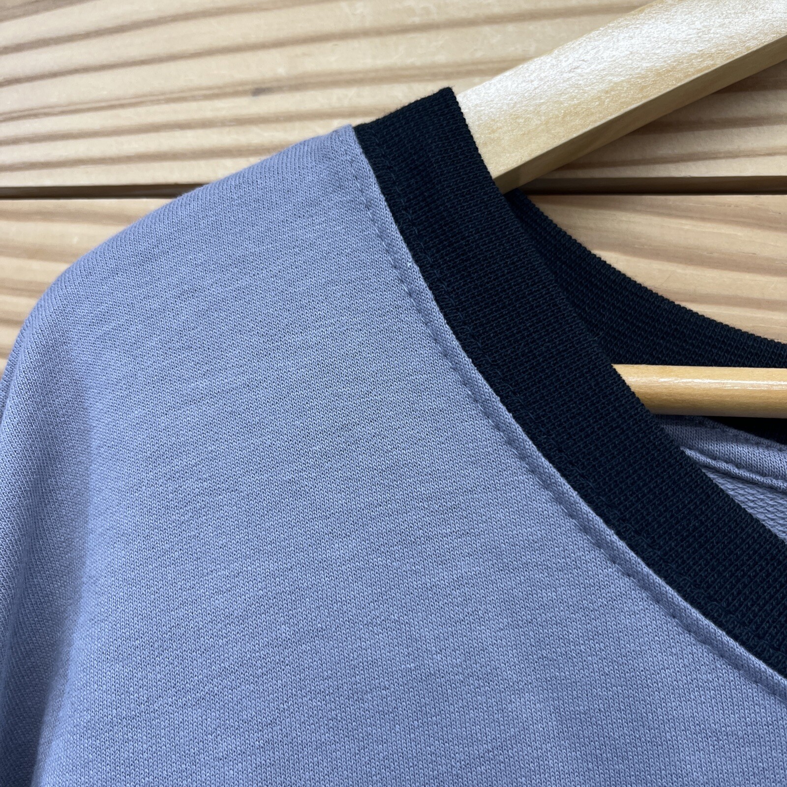 Seed to Style Dress Womens Large Organic Cotton Gray Black LS Minimalist B186