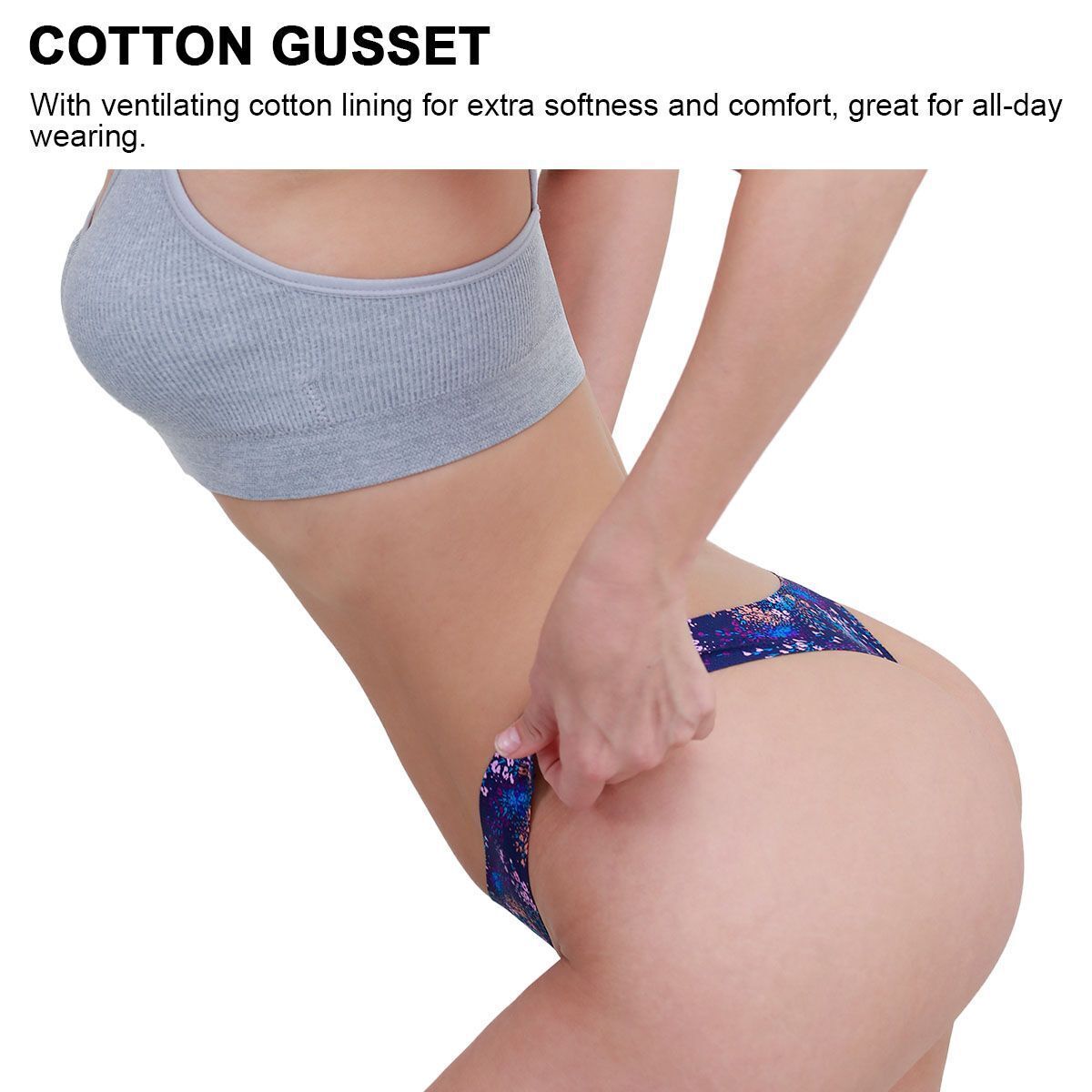4 Pack Womens Sexy G-string Thongs T-back Underwear Panties Lingeries Sleepwear