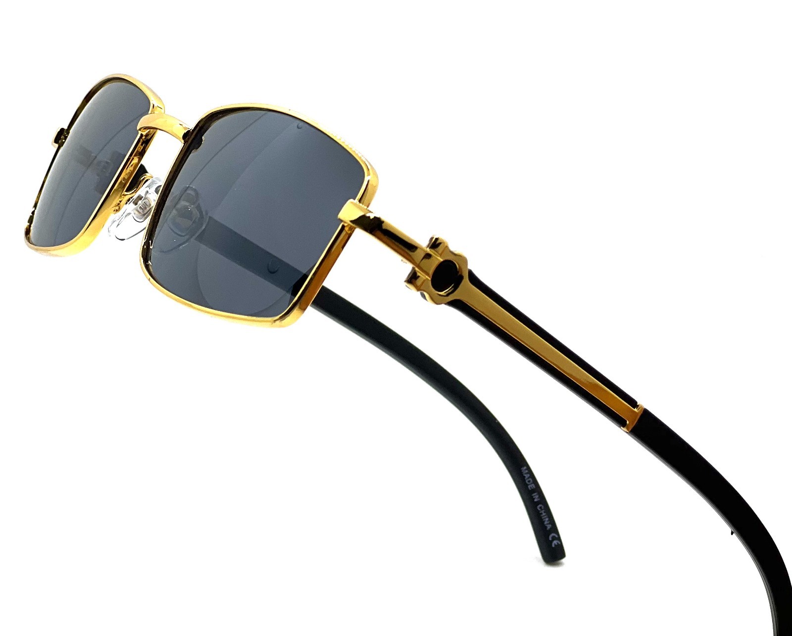 Sunglasses Men Rectangular Classy Fashion Trendy 80’s 90’s Casual Male Lentes