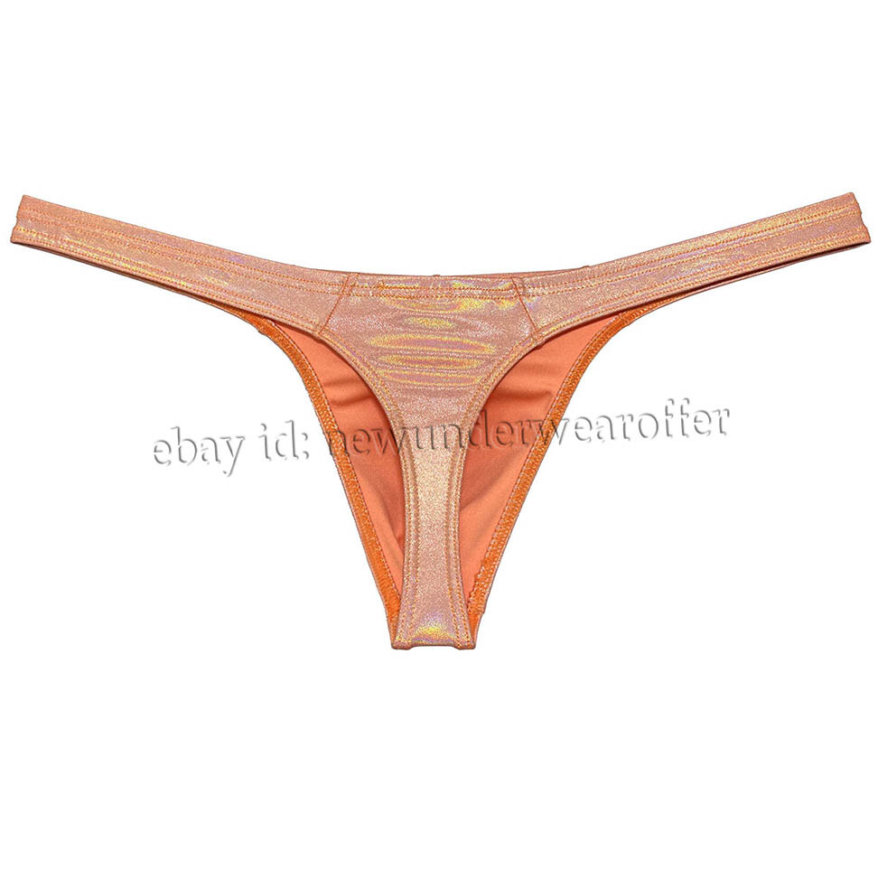 Men Shiny Wet Look Bikini Underwear Classical T-back Bulge Pouch Jockstrap Pants
