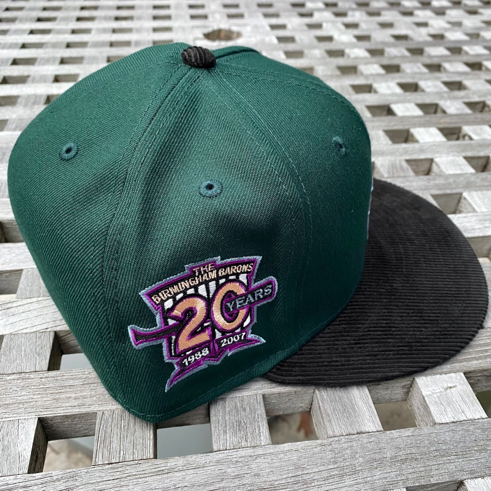 Birmingham Barons New Era 59FIFTY 2 Tone Corduroy Exclusive Fitted Cap Hat 7 5/8