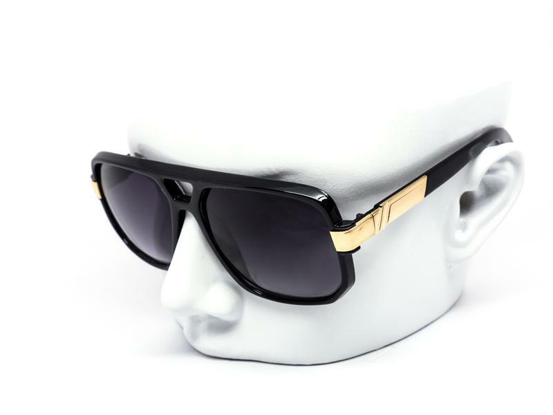 GAZELLE SWAG SQUARE HIP HOP AVIATOR SUNGLASSES OVERSIZED RETRO DESIGNER FASHION