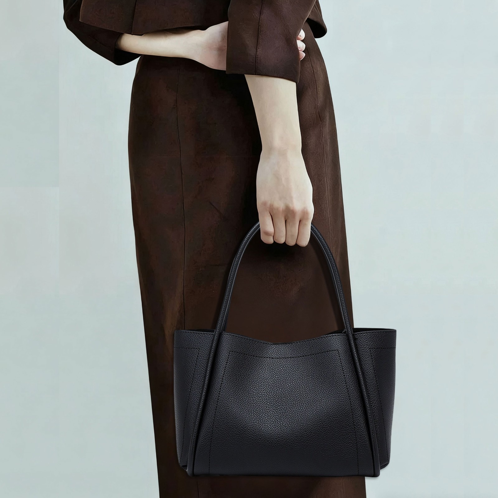 Women’s Bag Large Capacity Shoulder Purse Handbag PU Leather Crossbody Tote Bag