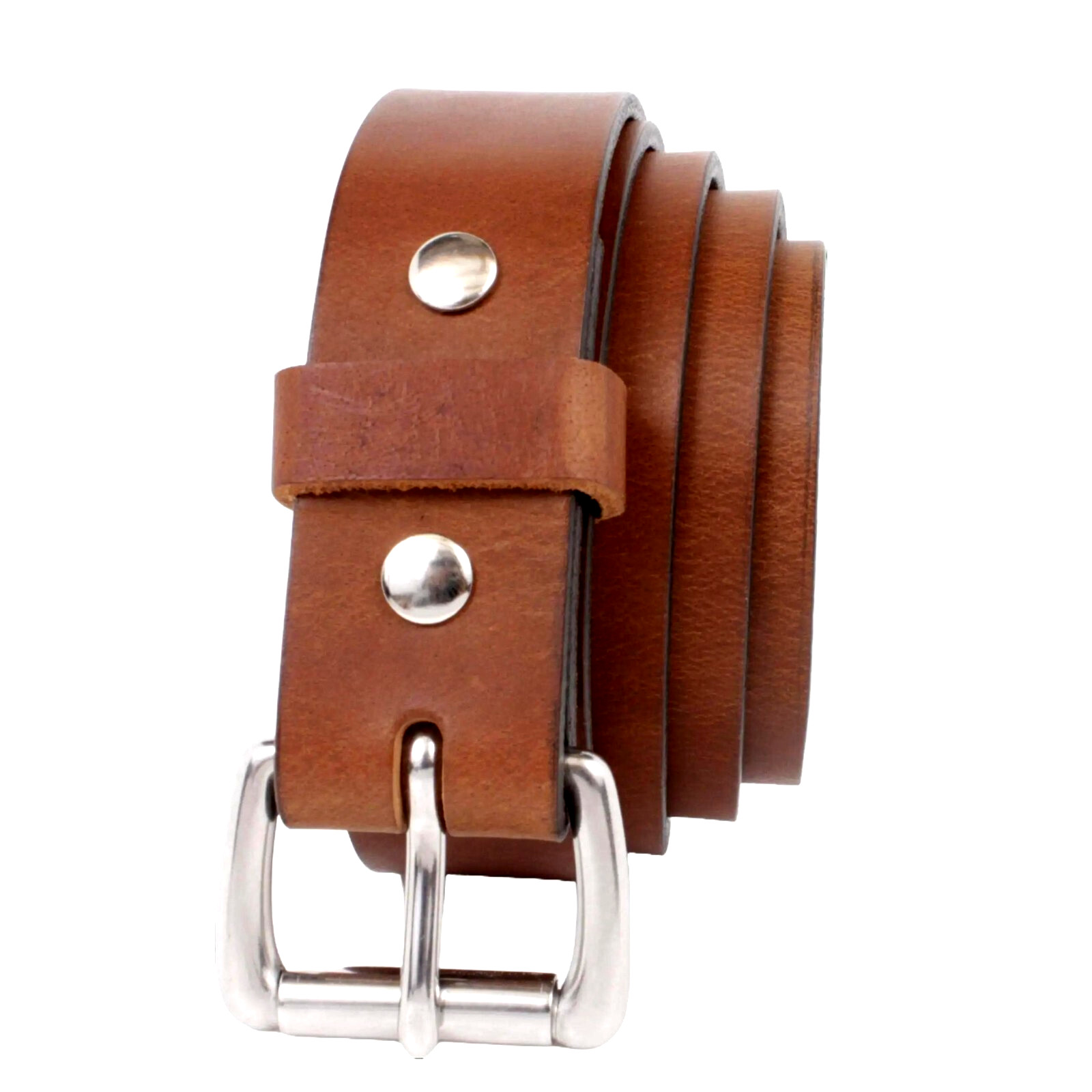 MEN’S GENUINE BUFFALO LEATHER BELT HEAVY DUTY WORK DRESS 1 1/4 _AMISH MADE_1.25″