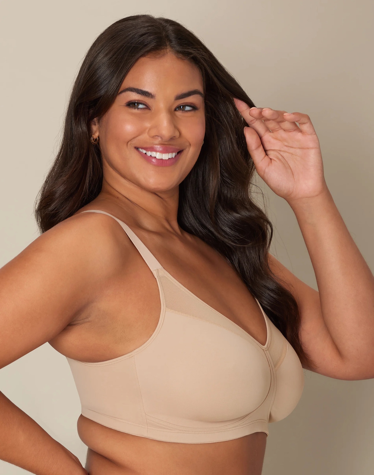 Playtex Wirefree Bra 18 Hour Smoothing Minimizer TruSUPPORT Fully adjustable