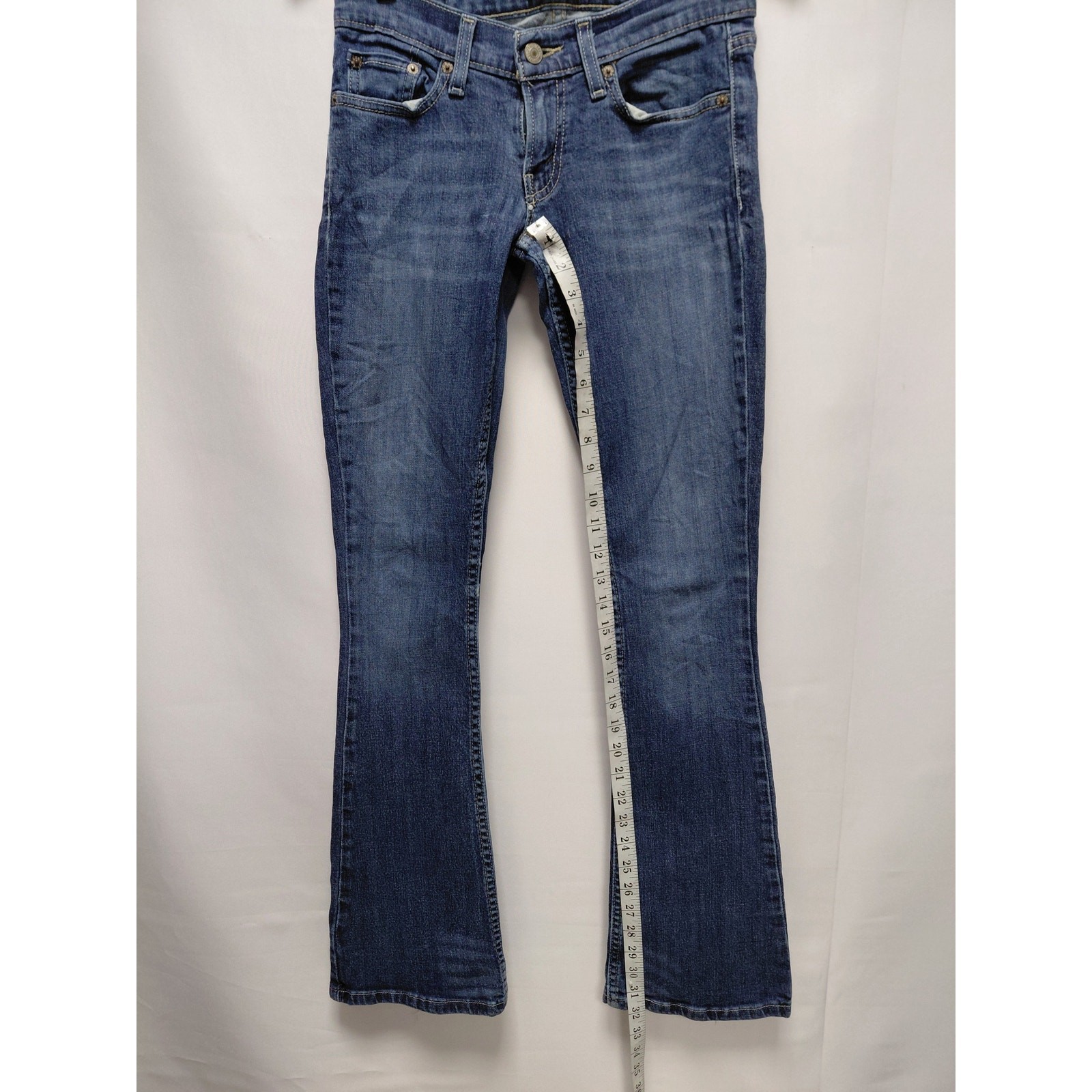 Levi’s Blue Denim Bootcut Jeans Mid (10-12 in) Regular Women