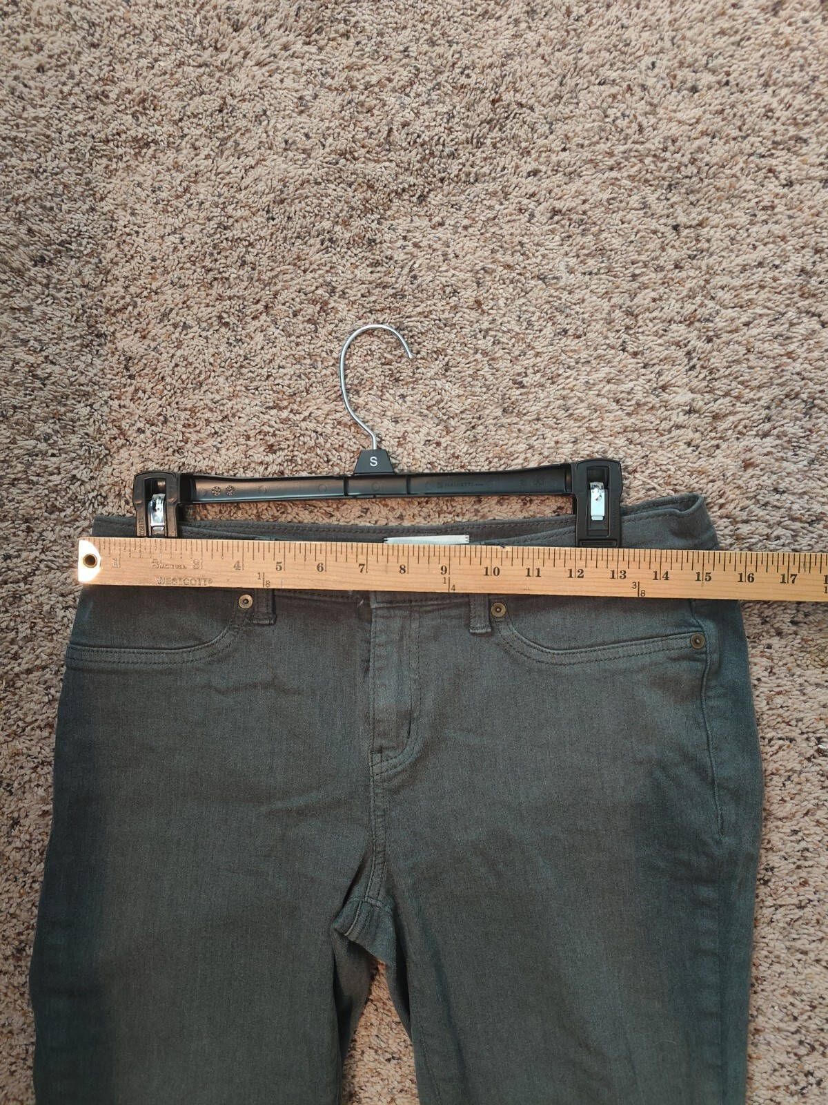 LILA RYAN Women’s Jeans Size 28 Dark Gray Returns Accepted Measurements On Pics
