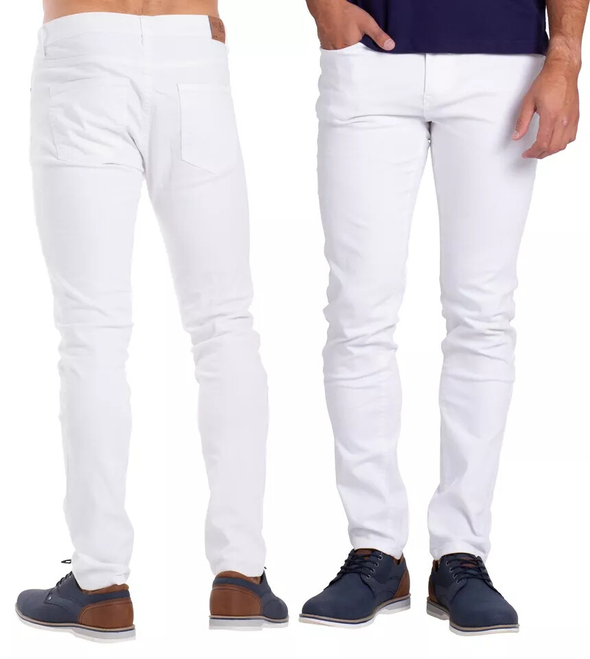 Mens Slim Fit Jeans Stretch Denim Pants Slim Skinny Casual Designer Jeans