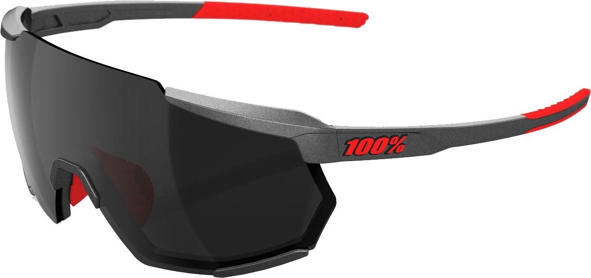 100% Racetrap 3.0 Performance HD Sunglasses Sport HiPER Black Mirror Lens UV400