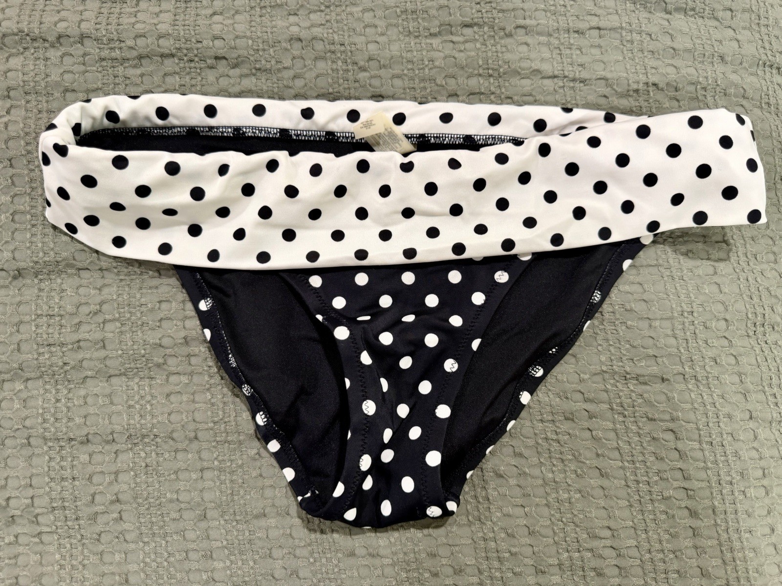 Victoria’s Secret Black White Polka Dot Wrap Halter Bikini Set – small