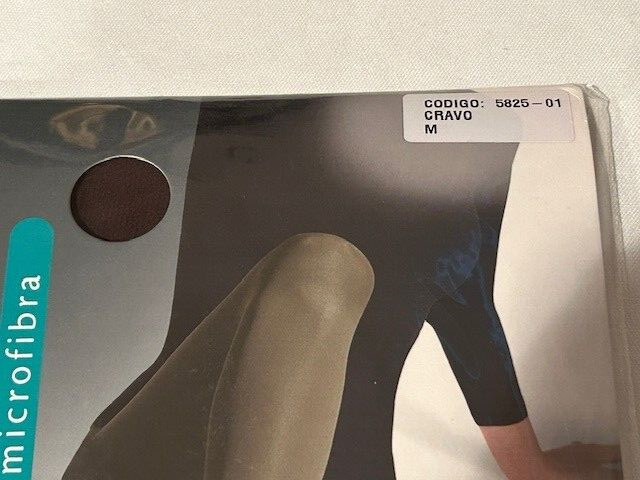 Lupo Loba Womens Microfiber Opaque Tights M 60 Denier Brown Red Green 5825-01