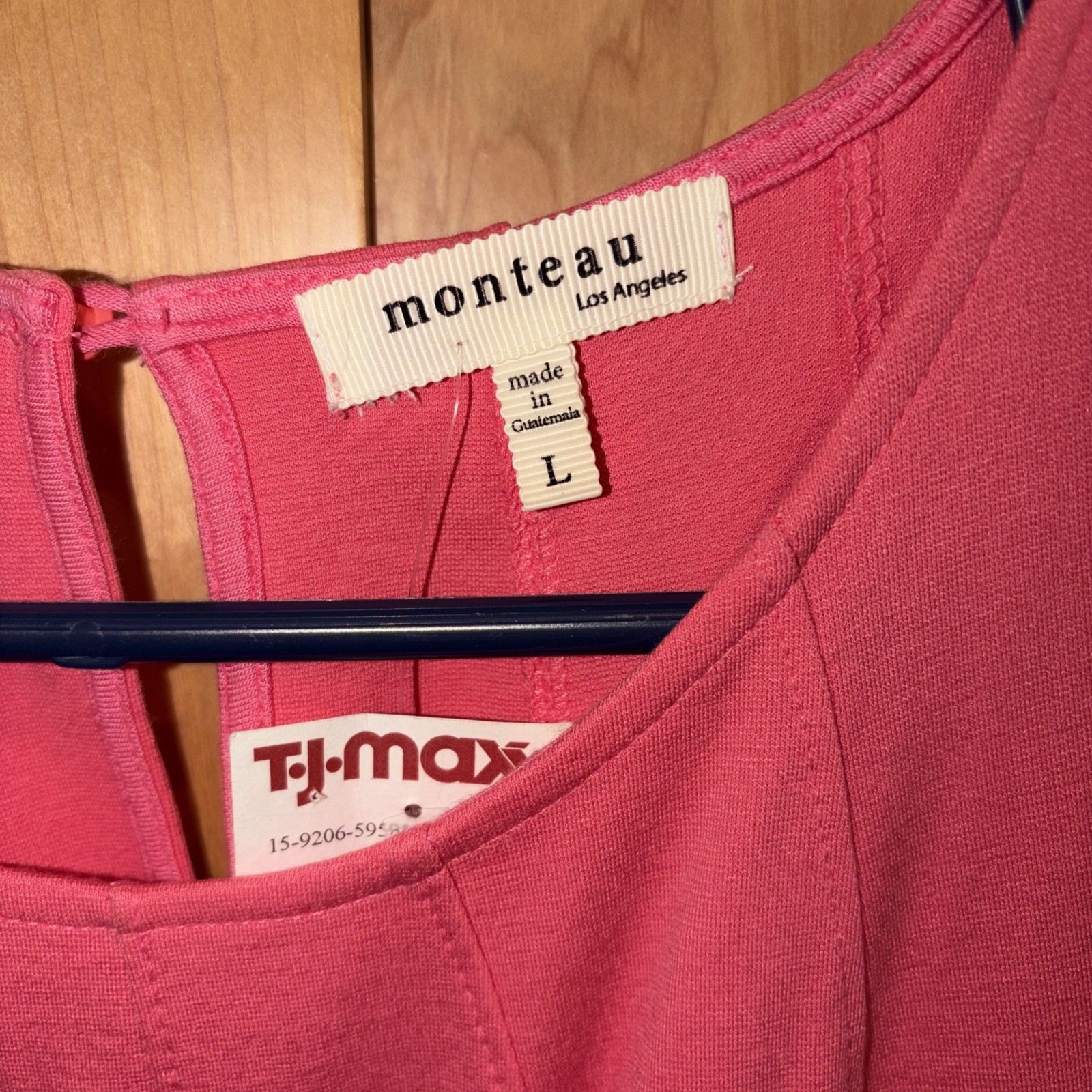 NWT! Monteau Coral Pink Pleated Dress Size L – Coquette/ Summer Minimalist Style