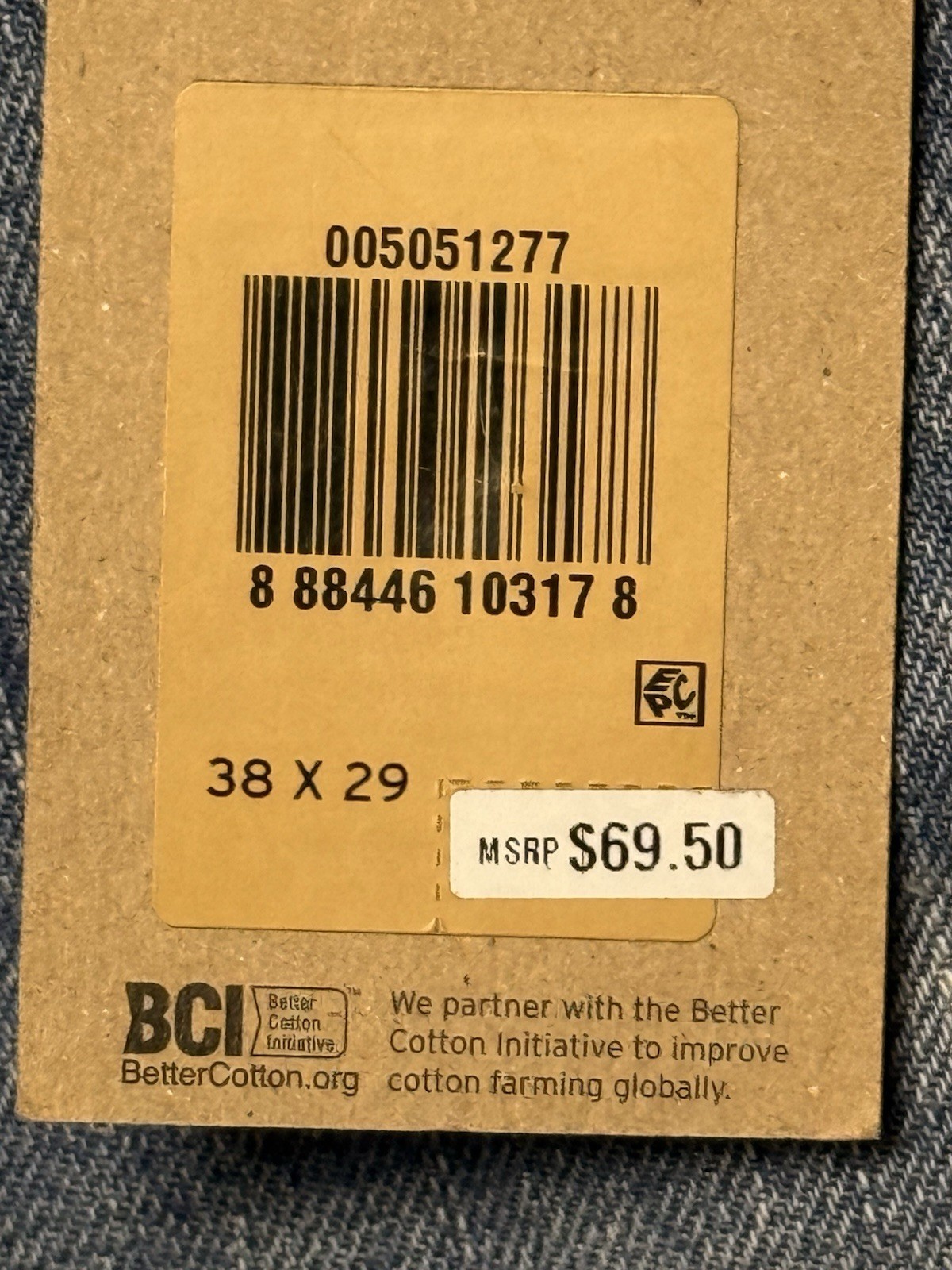 Levi’s 550 Men’s Relaxed Fit Jeans – Stonewash Blue (00550-4891) 38×29