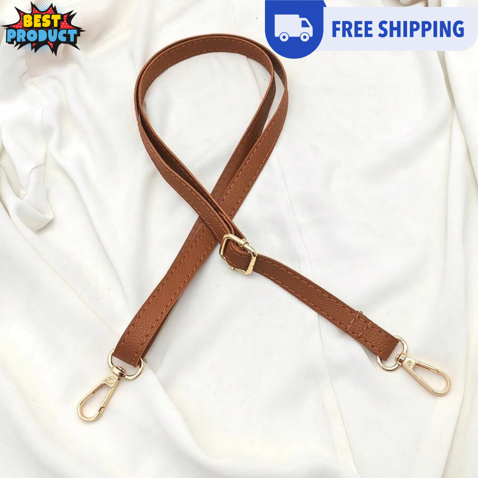 Adjustable Long Leather Crossbody Shoulder Bag Strap Handbag Belt Replacement x1