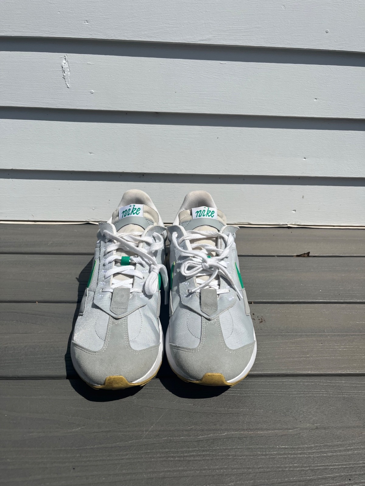 Size 14 – Nike Air Max Pre-Day Pure Platinum Stadium Green
