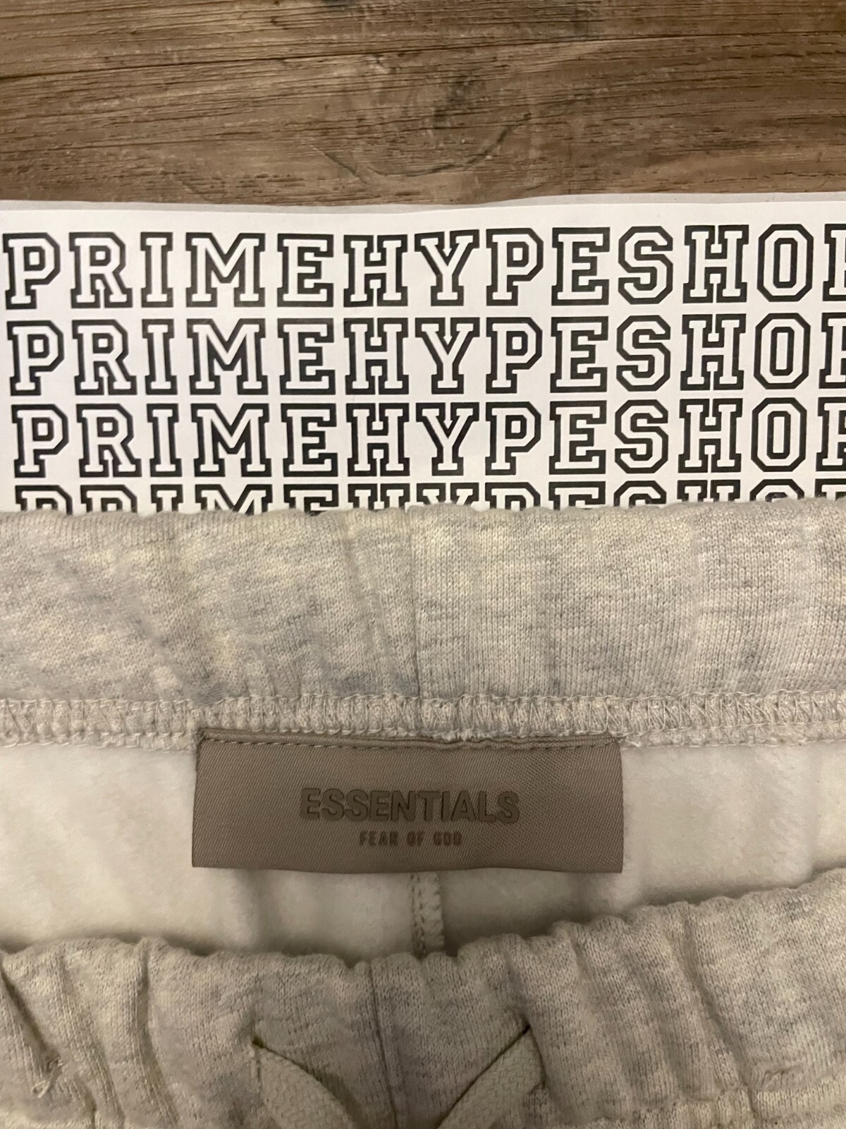NEW Fear of God Essentials Set Hoodie & Sweatpants Light Oatmeal Size XXS-XL
