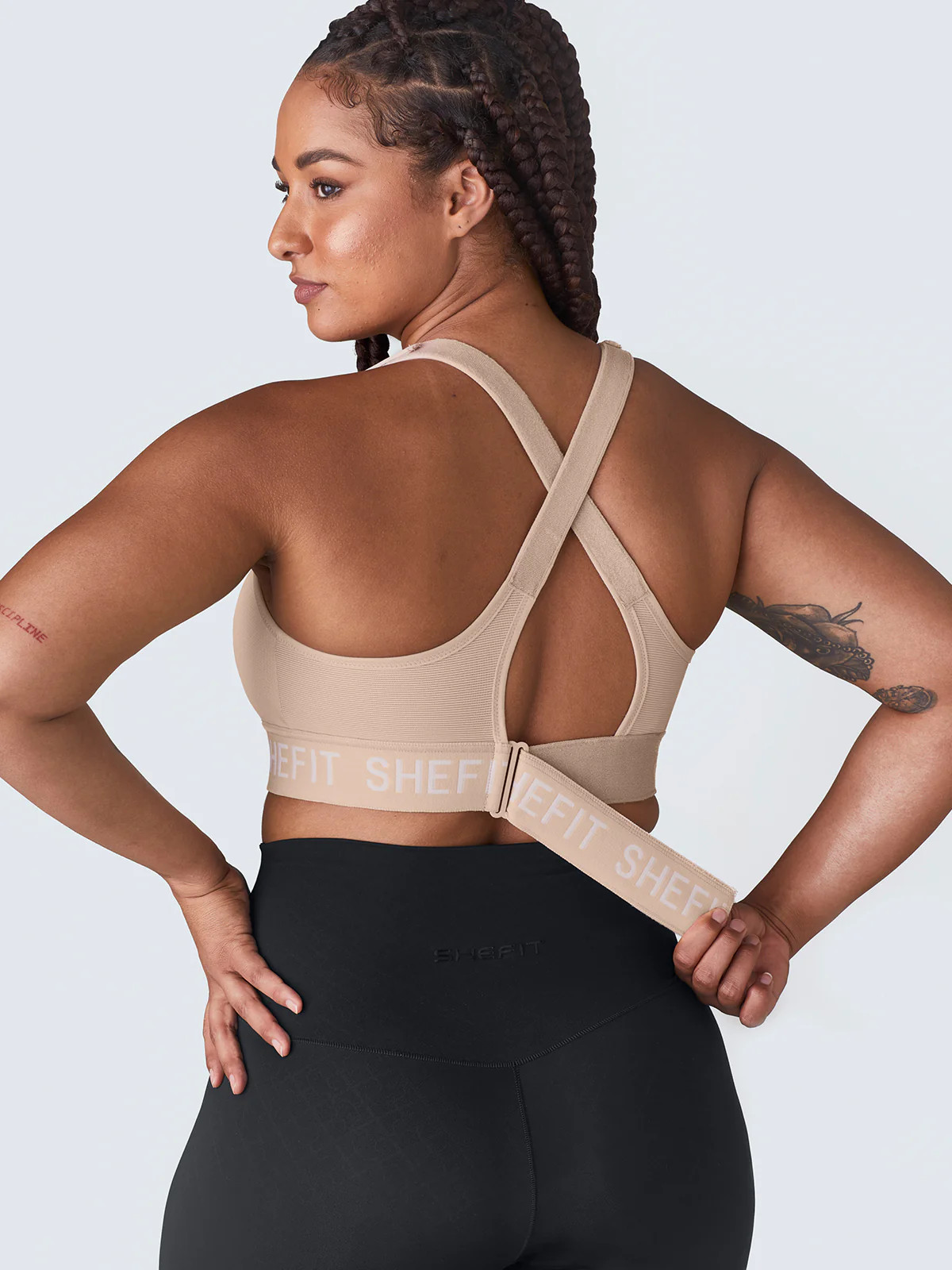 SHEFIT ULTIMATE Sandstorm™ Luxe Sports Bra High Support Fitness Top