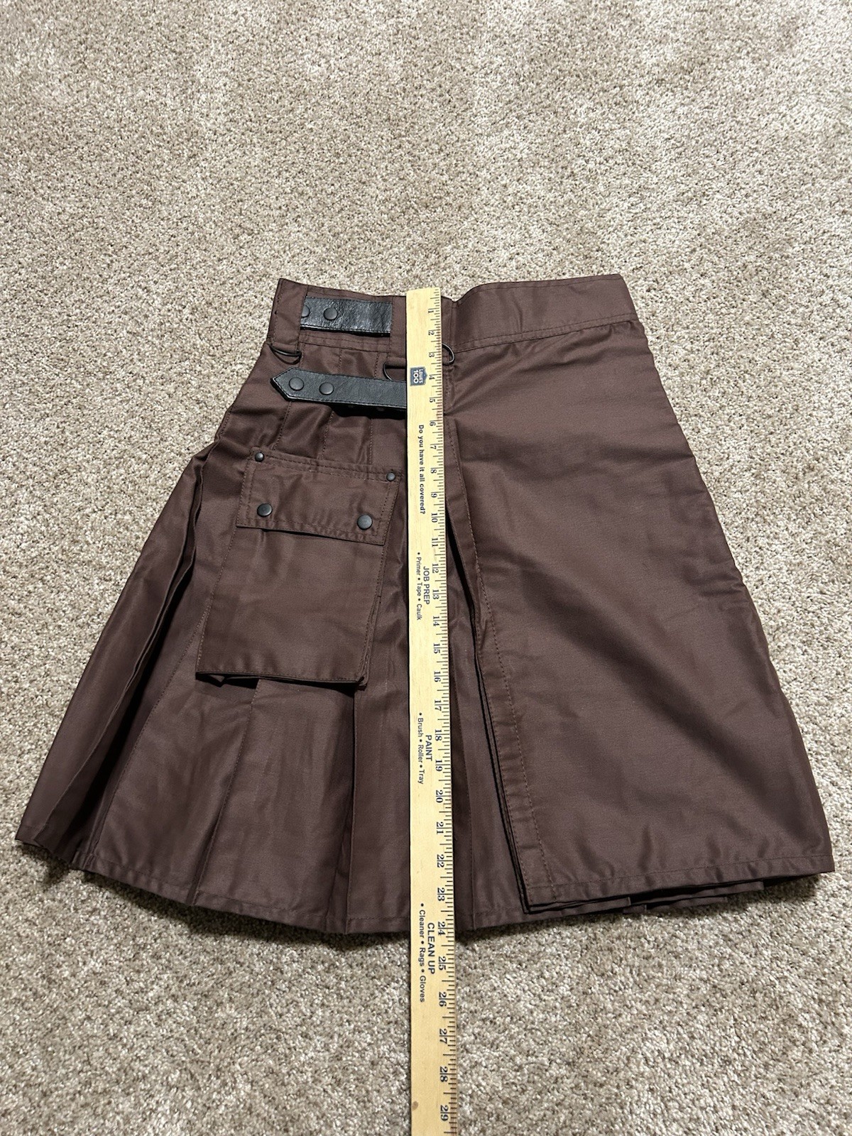 All Kilts Sports Utility Kilt Mens 30 Brown Workwear Heavyweight