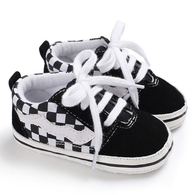 Baby Infant Classic Canvas Baby Shoes Boy Girl Soft Sole Size 1 & 3(0-18 Months)