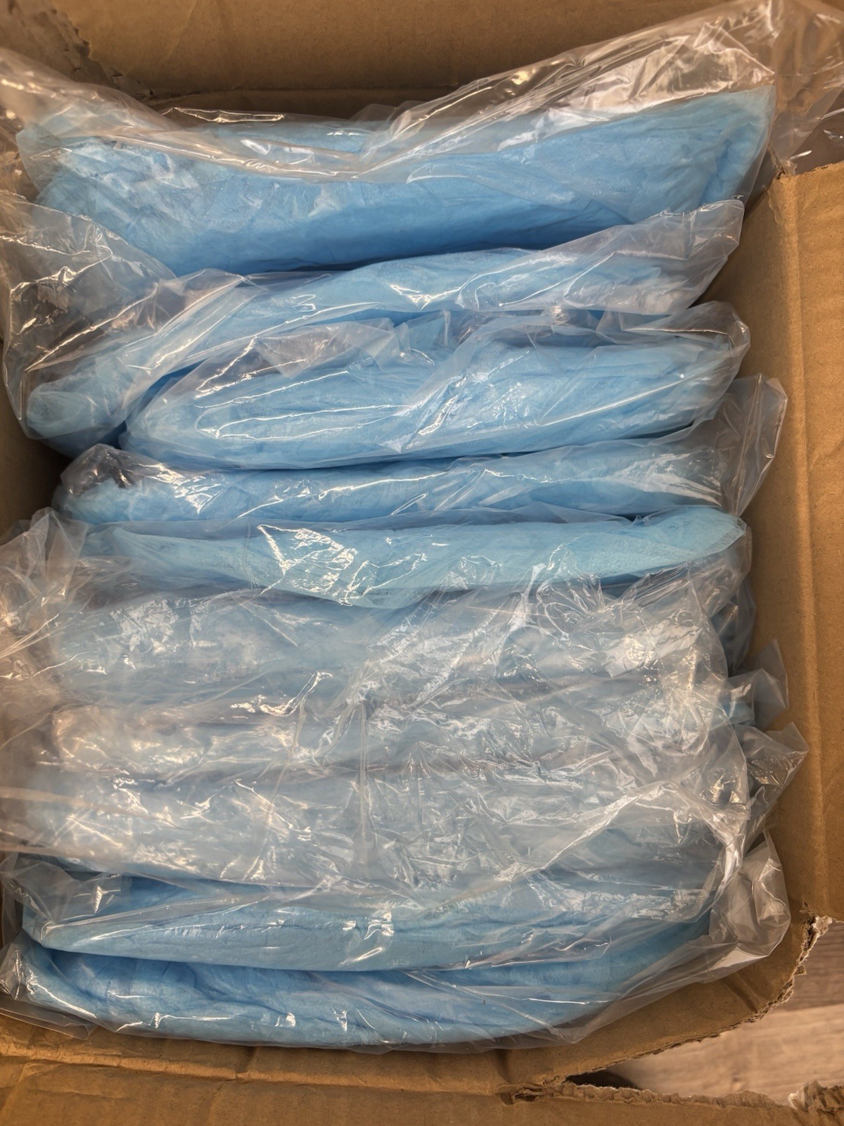 AmbiShield Blue 24in Polypropylene Bouffant Caps Latex Free 1000ct Case