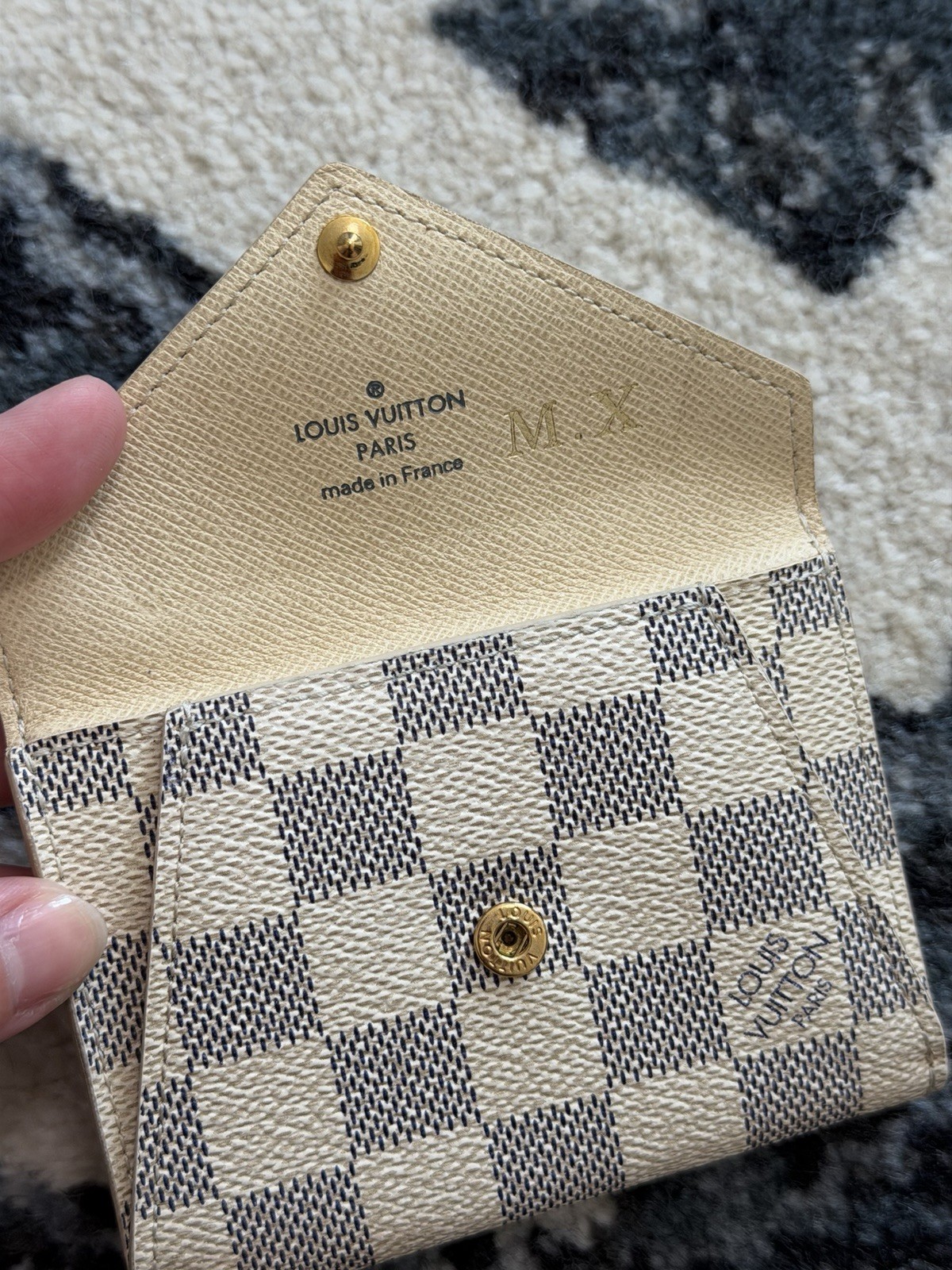Louis Vuitton Damier Azur Portfolio compact Wallet