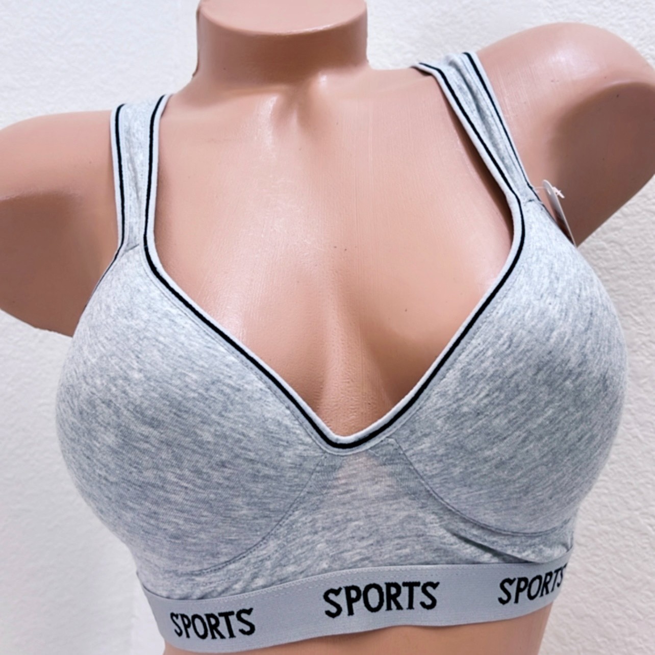 3/6 Pack Racerback Sports Bra Women’s High Impact Running Yoga Workout Bras 6826
