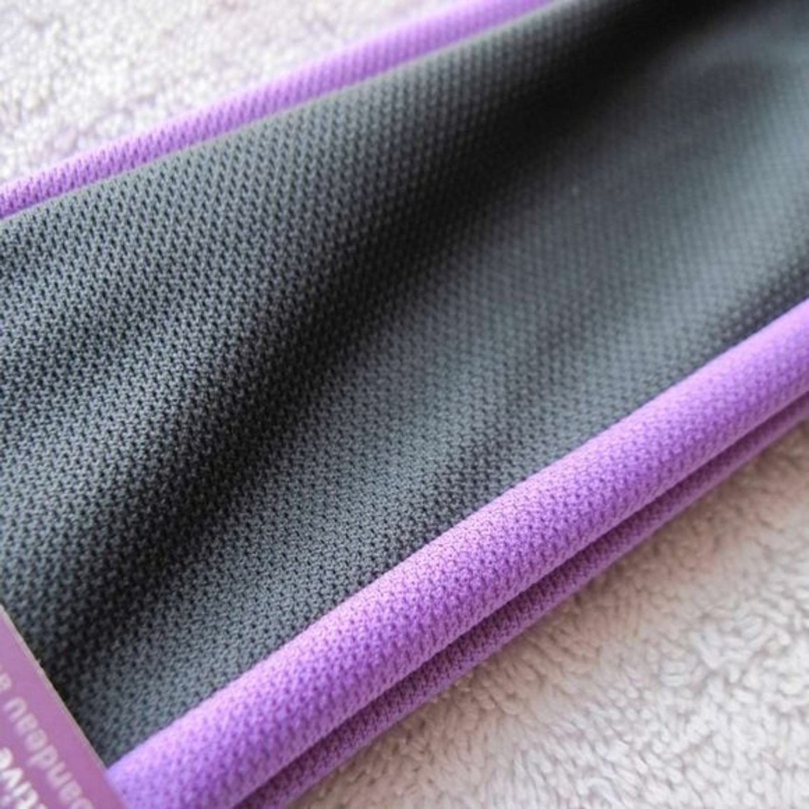 Goody Athletique Soft Wide Fabric Active Headwrap Headband Workout Band Black