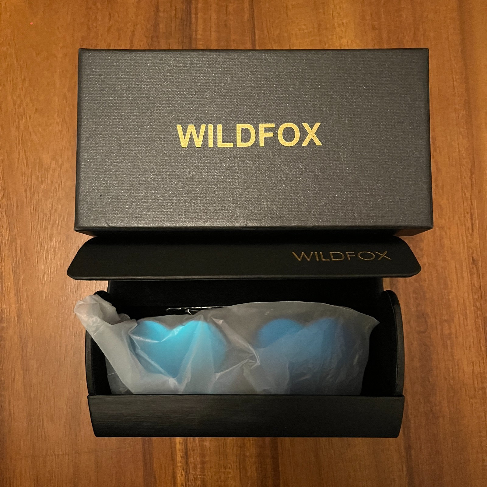 NEW Wildfox Lolita Heart Shaped Sunglasses Black Frames Blue Mirrored Lenses