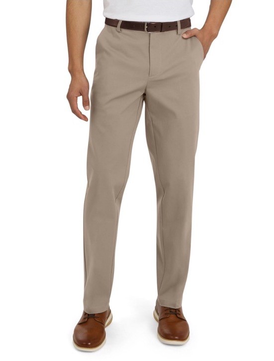 Dockers Anyday Khaki Pants Smart 360 Flex Straight Fit Mens Size 32/32 Khaki NEW