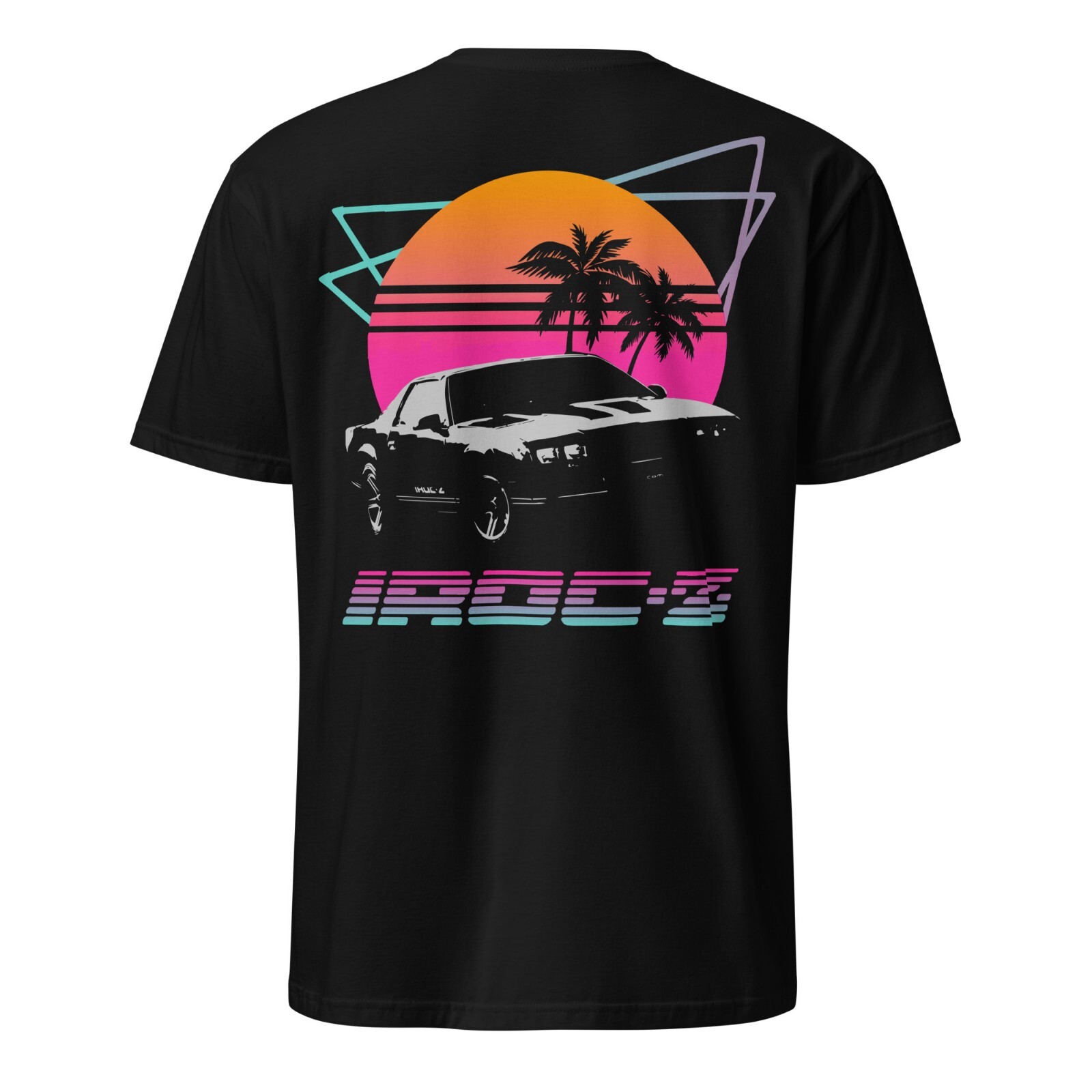 1980’s Retro Wave Chevy Camaro IROC-Z Black T-Shirt