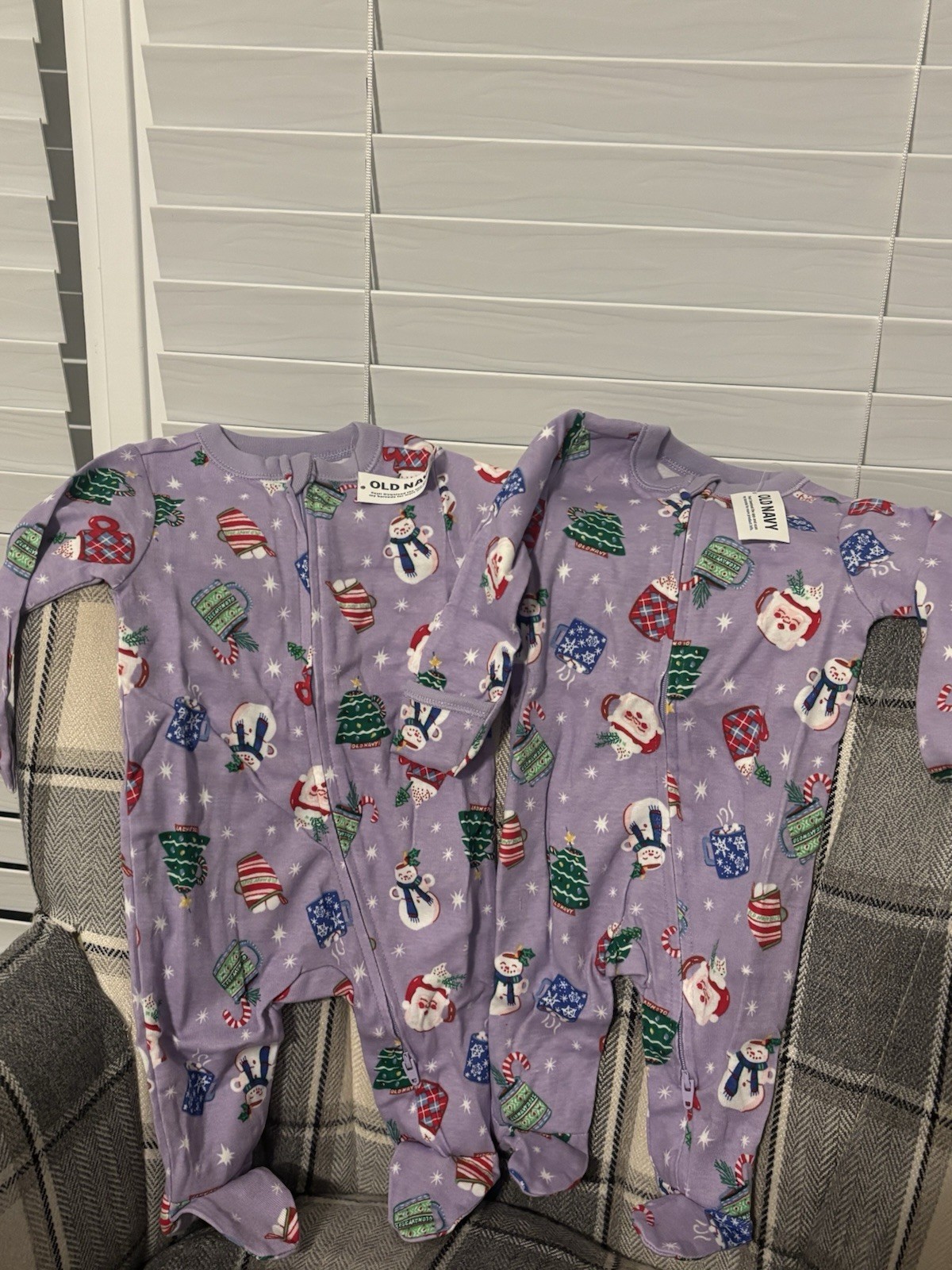 NWT Old Navy 0-3 Mos Twin Baby Twins Outfits Christmas New