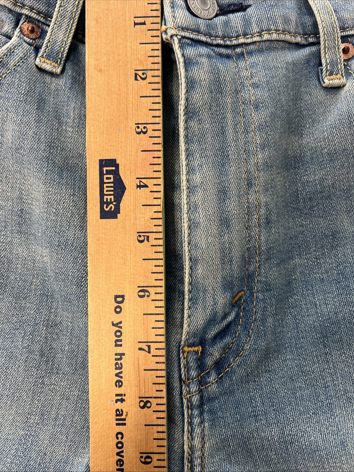 LEVI STRAUSS Men All Seasons Tech 541 Athletic Denim Jeans 33×30 Light Blue Wash