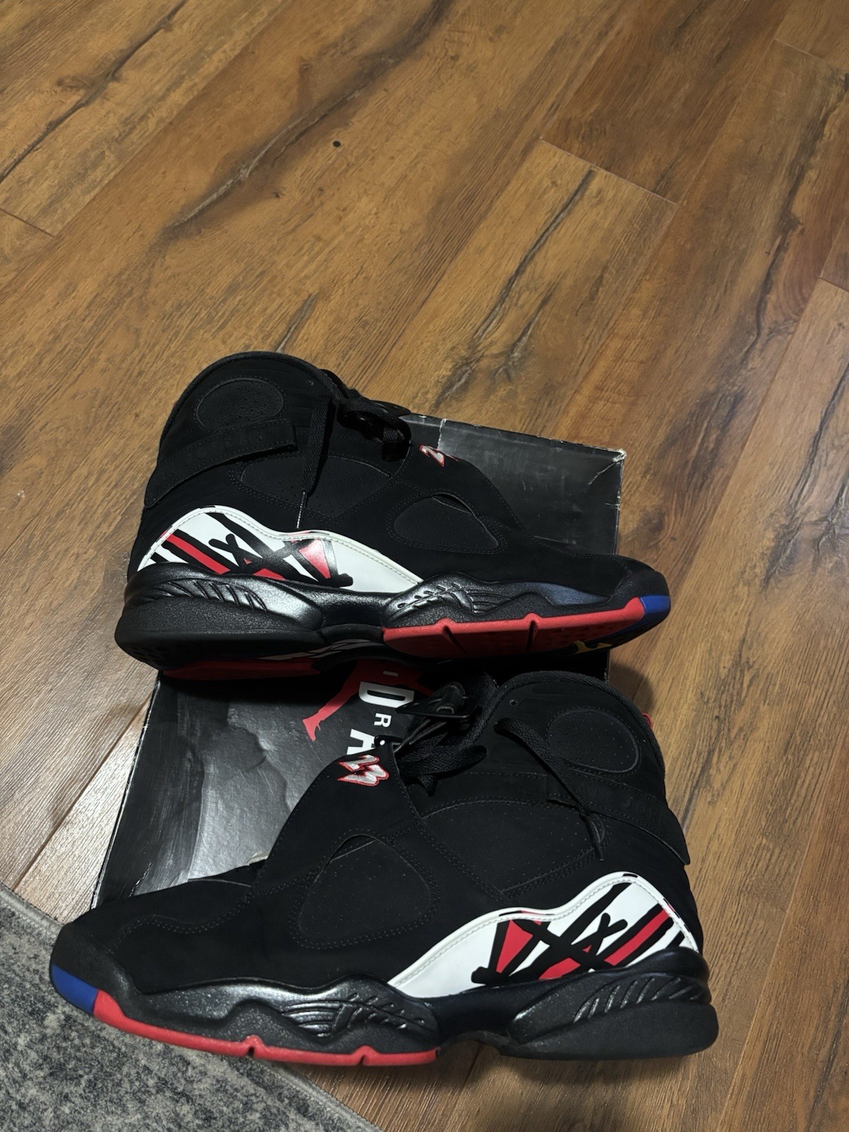 Air Jordan 8 Playoff 2023 Size 12 Bred Red Thunder