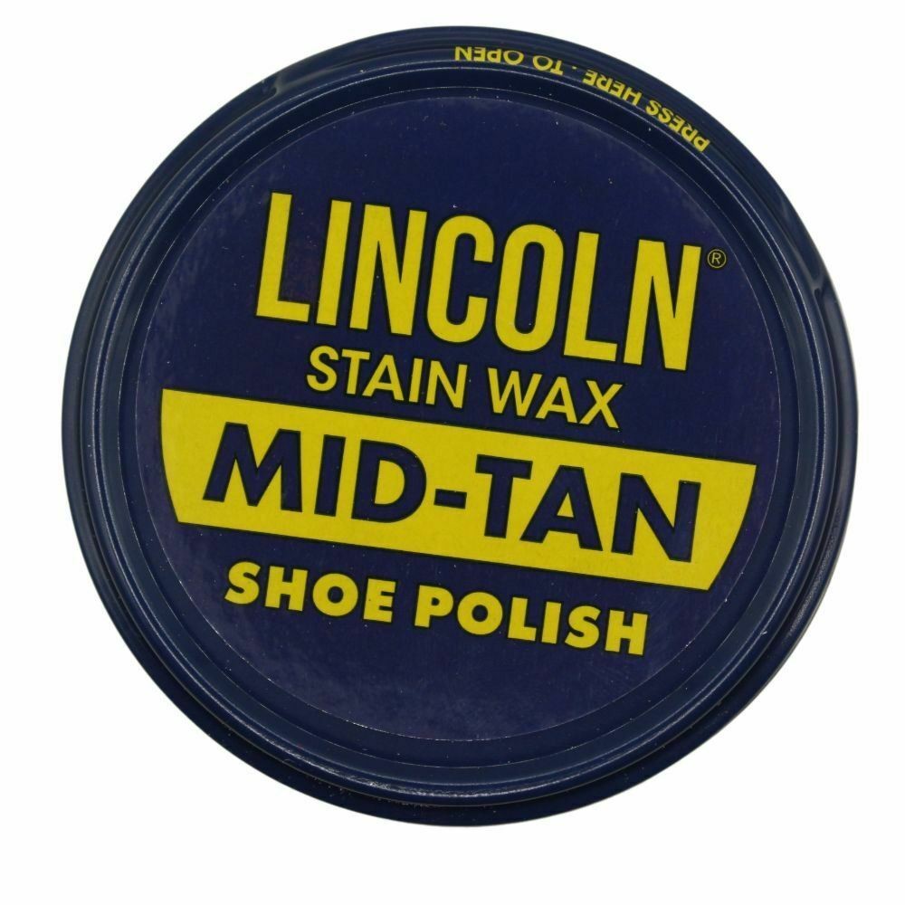 Lincoln Stain Wax Shoe Polish 2 1/8 oz