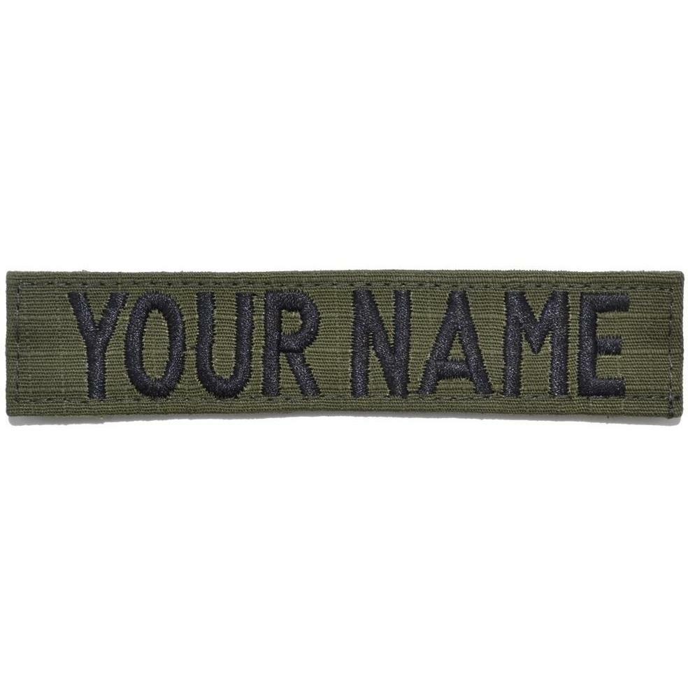 Custom RipStop Name Tape – Olive Drab
