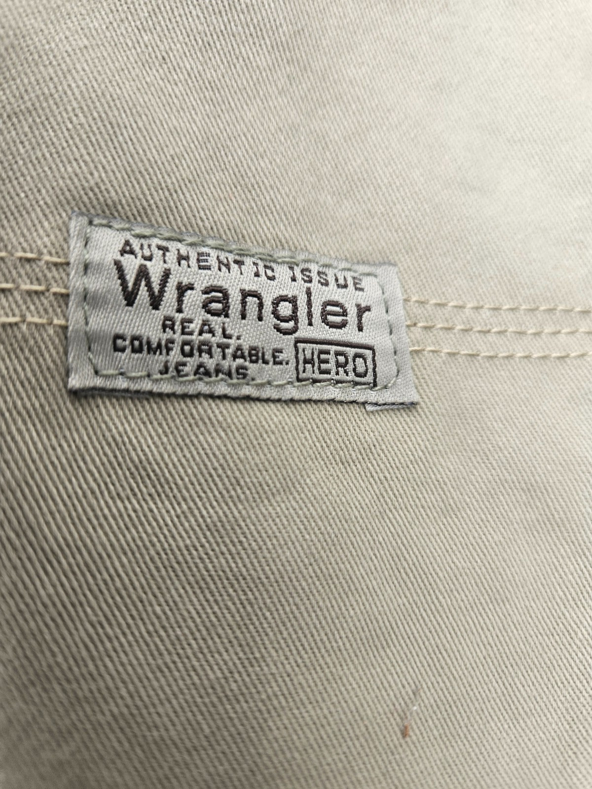 WRANGLER LIGHT KHAKI PANTS CARPENTER JEANS 94HYWCA 29×30 100% COTTON