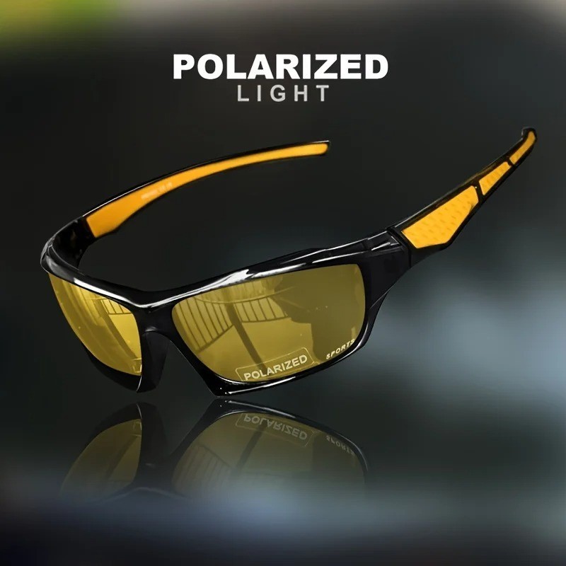 New 2025 Polarized Vertex Men AntiGlare Fishing Cycling Driving Sport Sunglasses